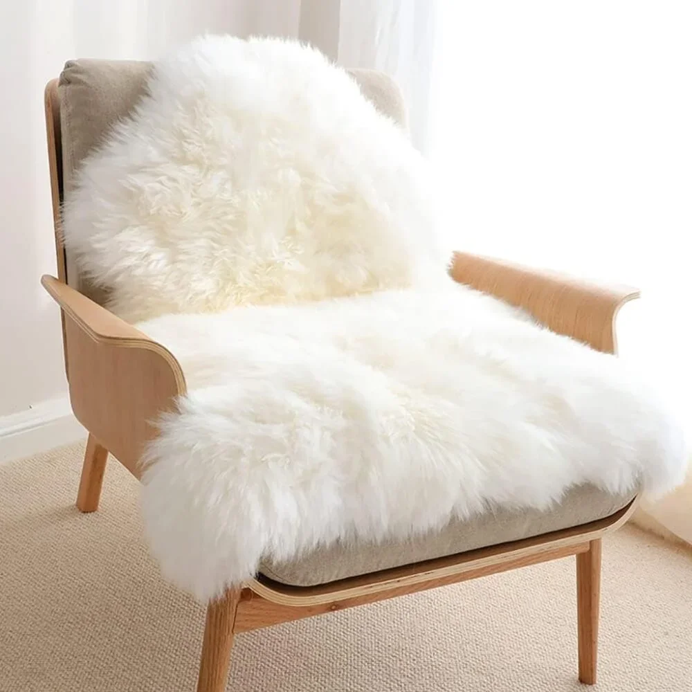 New Premium Genuine Sheepskin Rug Brown Real Australia Sheepskin Natural Luxury